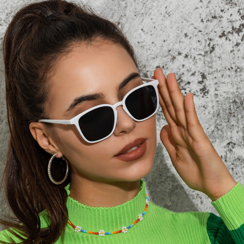 Square Frame Sunglasses Vintage Star Street Glasses Shades For Women