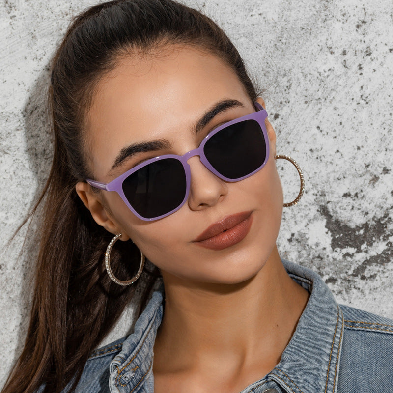 Square Frame Sunglasses Vintage Star Street Glasses Shades For Women