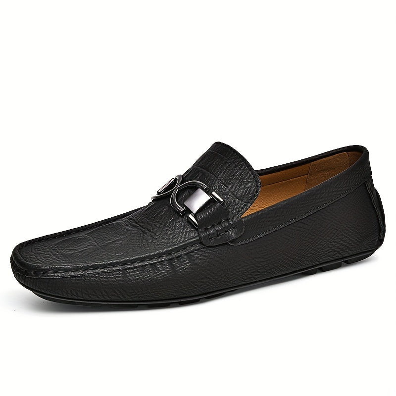 Men's Slip On Bit Loafer Shoes Casual Anti Skid Rubber Sole