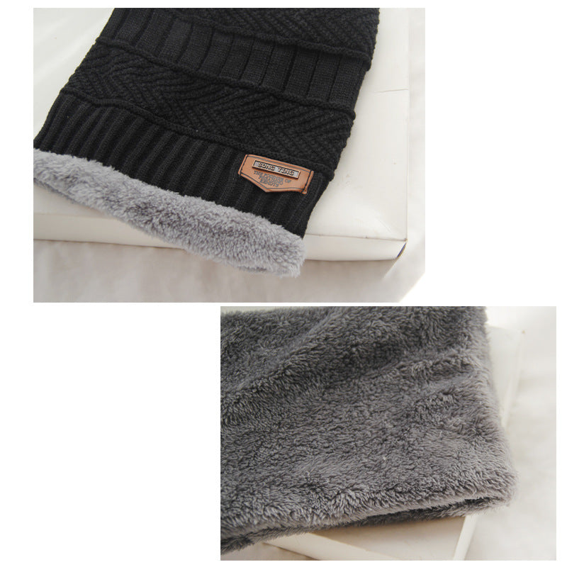 Winter Fleece Outdoor Windproof Ear Muff Head Cap Warm Plush Hat