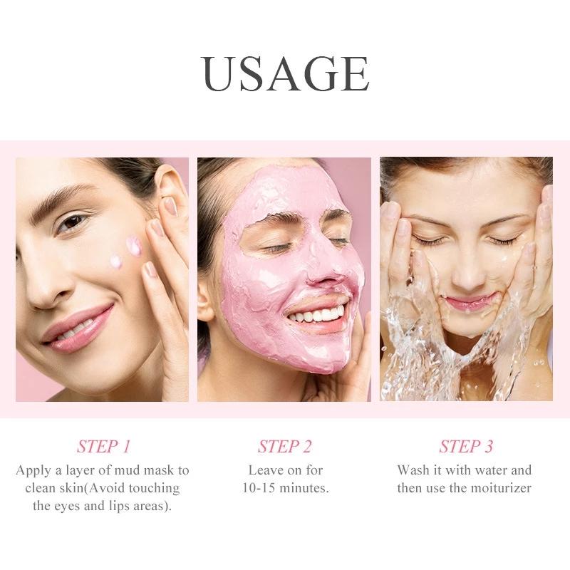 LAIKOU Sakura Mud Mask Deep Cleansing Pore Shrinking