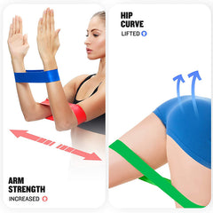 5 Level Yoga Resistance Band for Full Body Workout and Stretching
