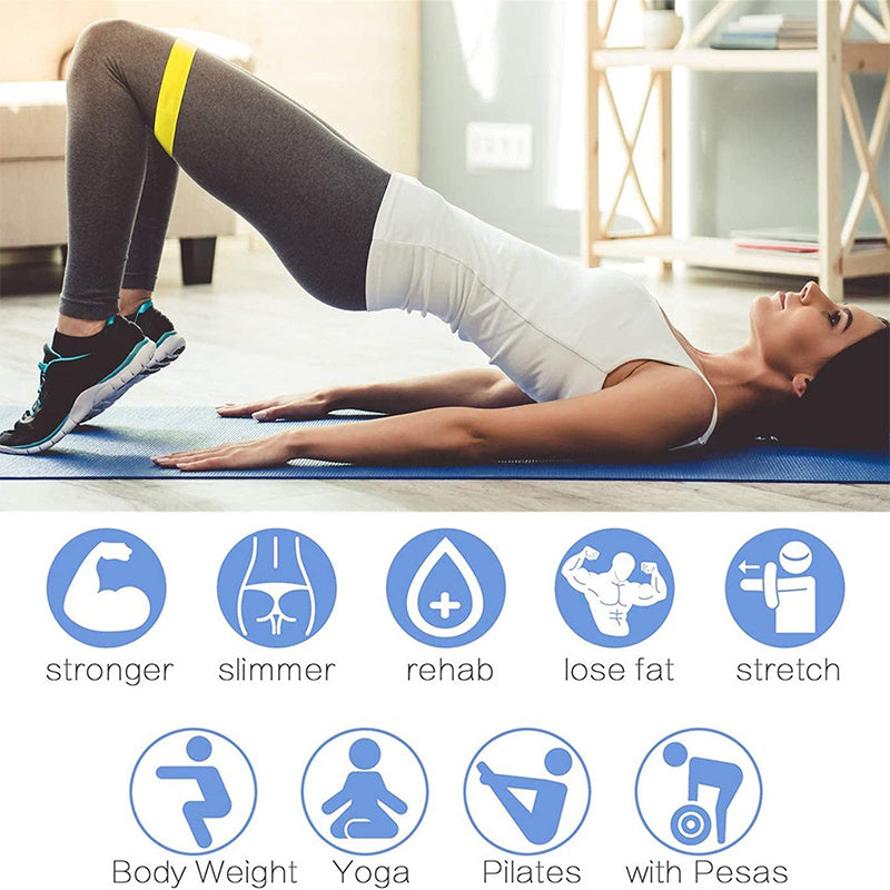 5 Level Yoga Resistance Band for Full Body Workout and Stretching