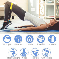 5 Level Yoga Resistance Band for Full Body Workout and Stretching