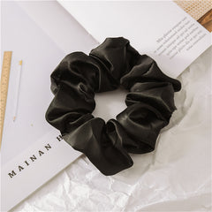 Silk Satin Neutral Hair Scrunchies Earth Toned Golden Hair Ties