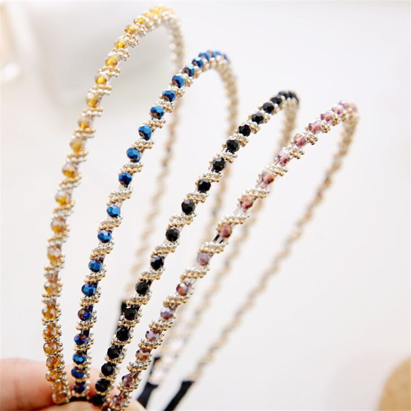 Crystal Hair Band Head Band Anti Slip Hair Clip