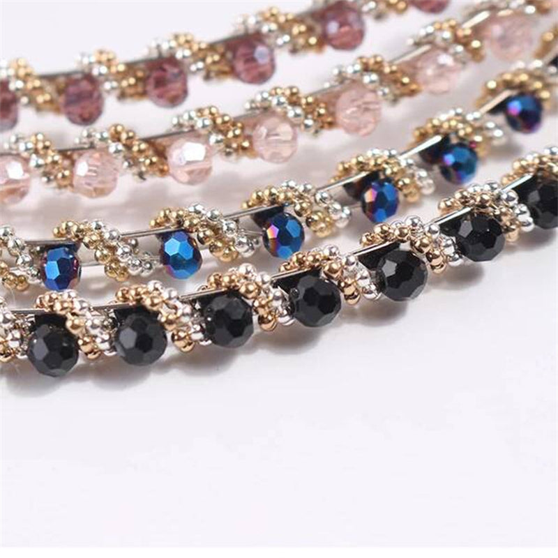 Crystal Hair Band Head Band Anti Slip Hair Clip