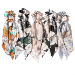 Silk Flower Scrunchies Hair Accessories Hair Ties Bridesmaid Proposal