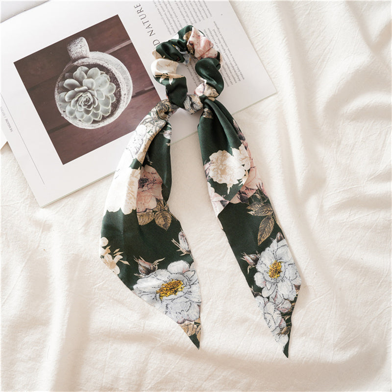 Silk Flower Scrunchies Hair Accessories Hair Ties Bridesmaid Proposal