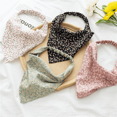 Boho Hair Bandana Triangle Headscarf Floral Y2K
