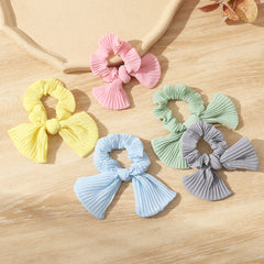 Colorful Bow Hair Rope Girl Hair Accessories