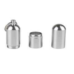 Men's Stainless Steel Gray Waterproof Cigarette Case