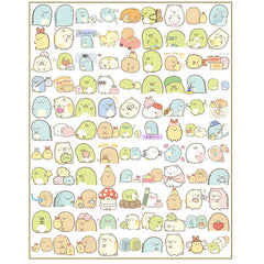100pcs Cartoon Expression Stickers for Computer Student DIY Stationery