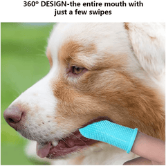 Soft Silicone Toothbrush for Dog or Cat Teeth Cleaning