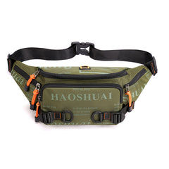 Letter Waist Bag Casual Nylon Waist Packs Unisex Belt Bag Fanny Pack