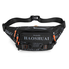 Letter Waist Bag Casual Nylon Waist Packs Unisex Belt Bag Fanny Pack