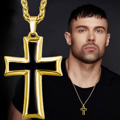 Men's Creative Cross Hip Hop Necklace