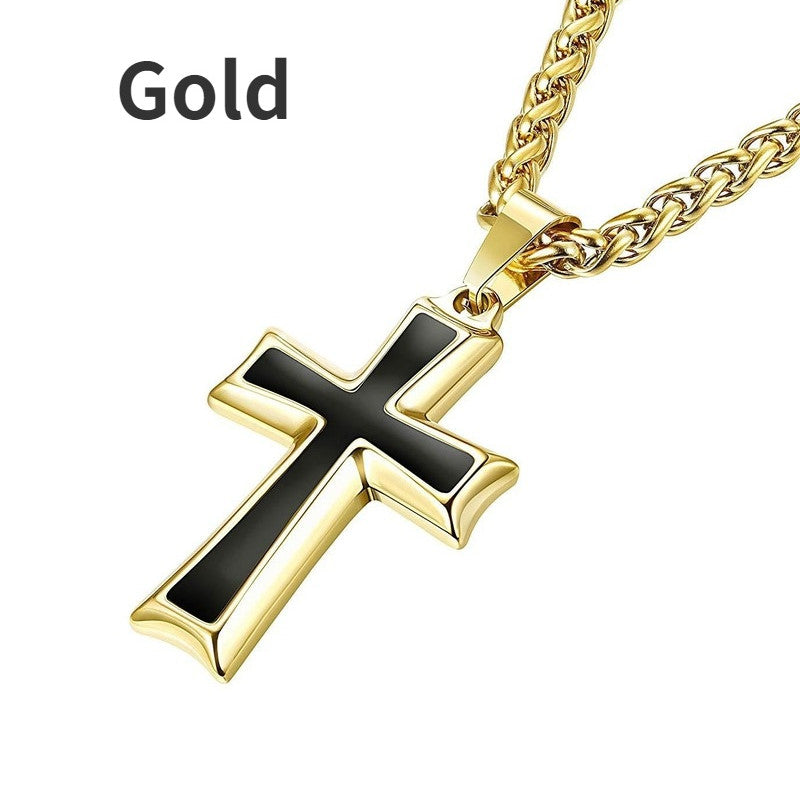 Men's Creative Cross Hip Hop Necklace