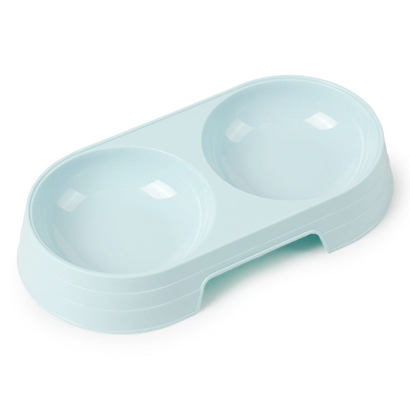 Stainless Steel Double Pet Bowls For Dogs And Cats Non Skid Base