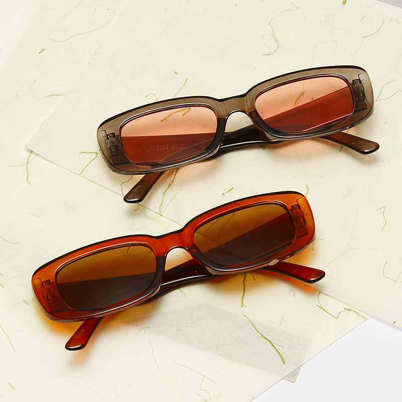 Square Sunglasses Rectangle Small Frame For Women Men Oculos Lunette De Soleil