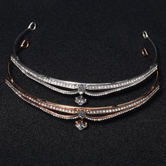 Crystal Crown Wedding Tiara Rhinestone Princess Birthday Tiaras For Women
