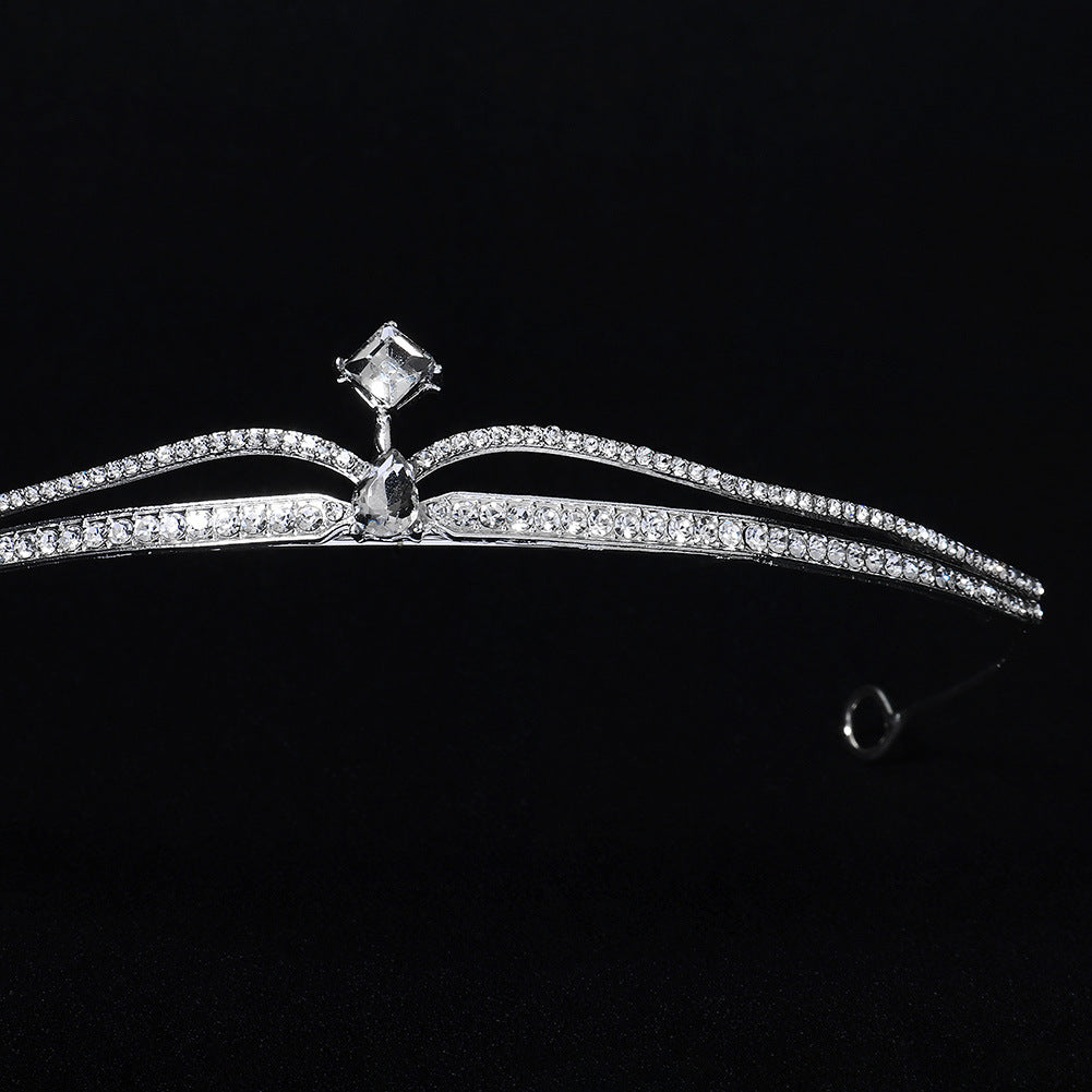 Crystal Crown Wedding Tiara Rhinestone Princess Birthday Tiaras For Women
