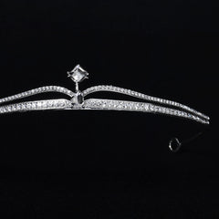Crystal Crown Wedding Tiara Rhinestone Princess Birthday Tiaras For Women