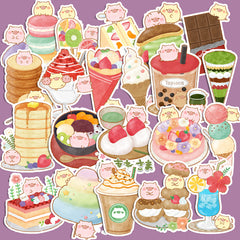 44 Adorable Pig Stickers for DIY Projects & Stationery
