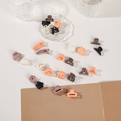 10Pcs Hair Clips Mix Octopus Clip Non-slip Girls Women Acrylic Jaw Clips
