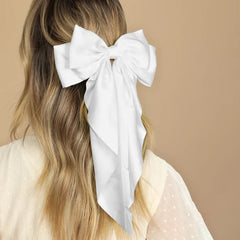Solid Large Hair Bows For Women Ribbon Big Bows Bachelorette Party Gift