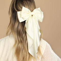 Solid Large Hair Bows For Women Ribbon Big Bows Bachelorette Party Gift