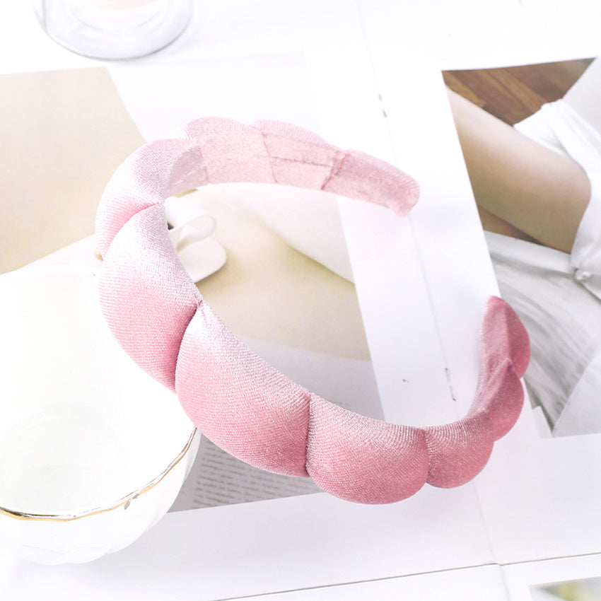 Winter Thick Bread Headband Pure High Ladies Hairband