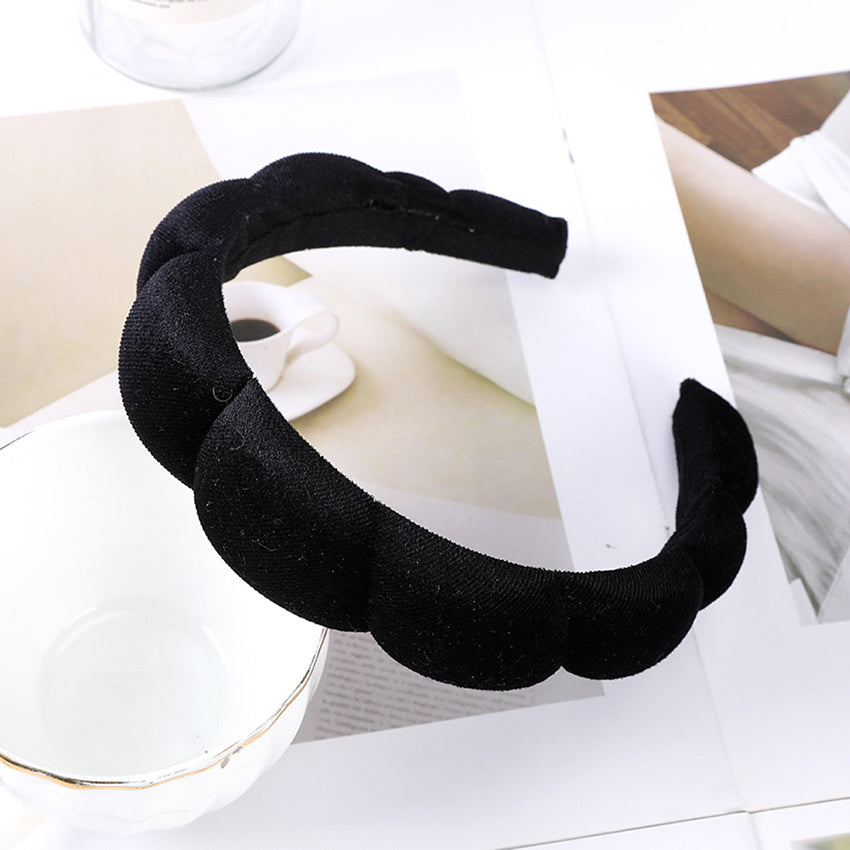 Winter Thick Bread Headband Pure High Ladies Hairband