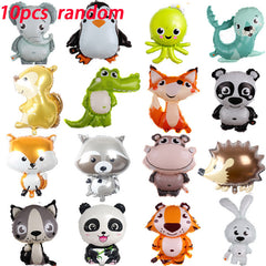 10 Animal Balloons Assorted 24in