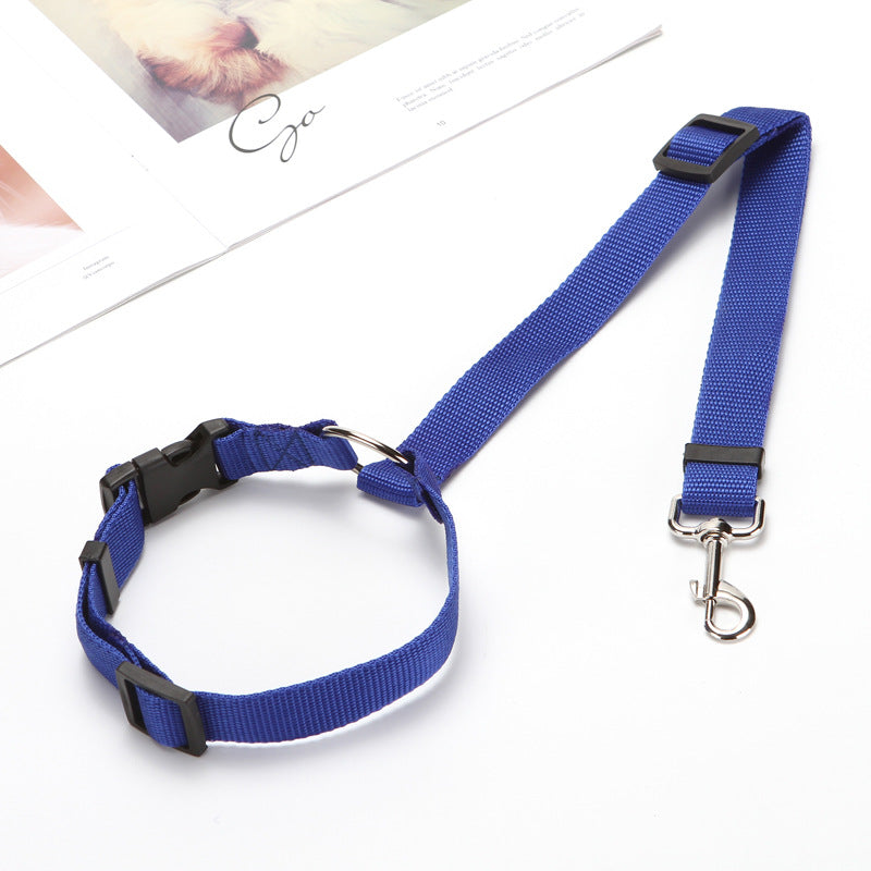 Pet Car Seat Belt and Leash for Safe Travel with Your Dog or Cat