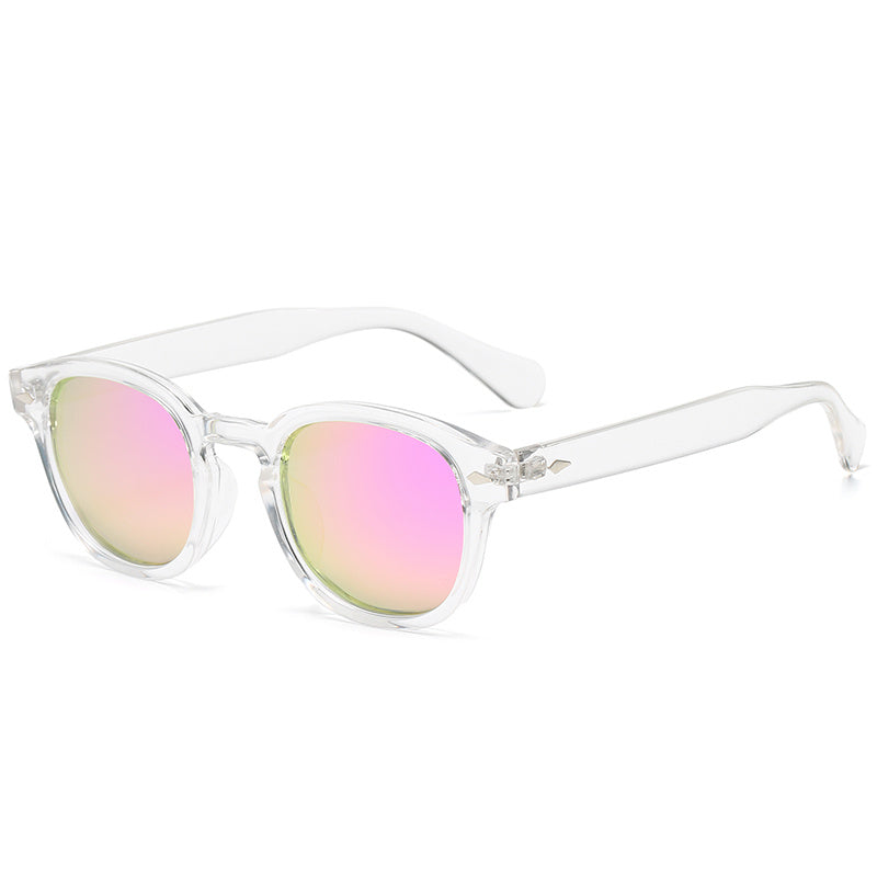 Unisex Polarized Round Tinted Sunglasses Vintage Style