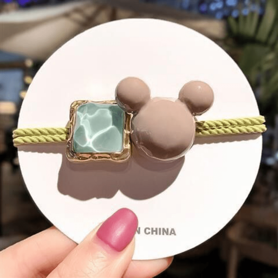 Elastic Micky Hair Ties Ropes Ponytail Holder Women Hair Band