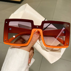 Oversized Square Sunglass Men Women Sun Glasses Eyewear Shades