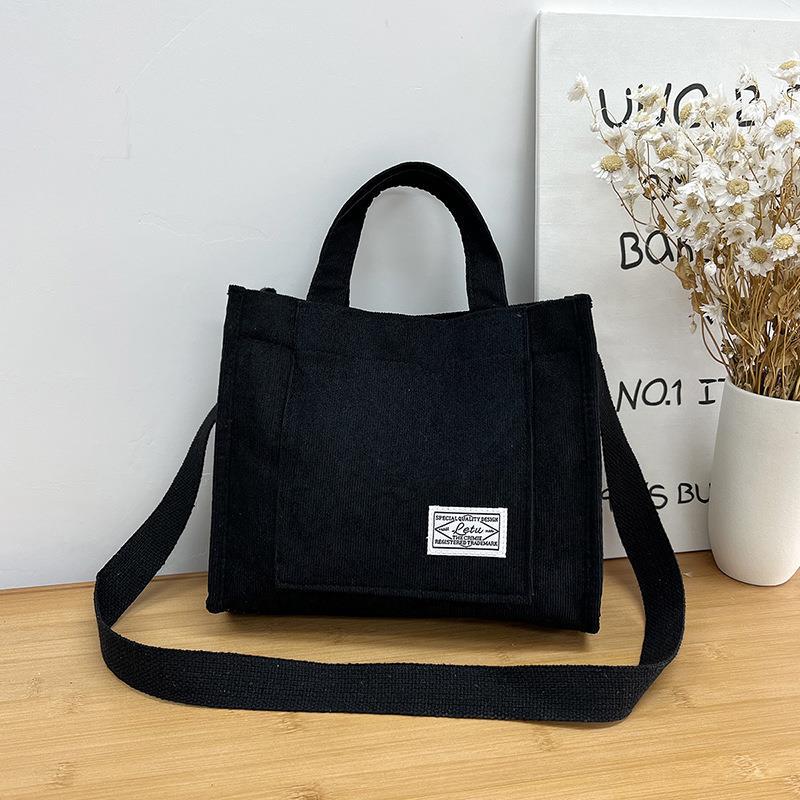 Corduroy Crossbody Bag Women's HandBag Casual Shoulder Bag