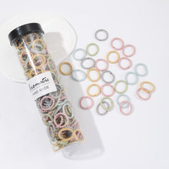 300pcs Elastic Hair Ties for Girls, Soft Hair Elastics for Thick Hair