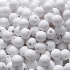 100pcs 6mm Acrylic Christmas Beads Mix Spacer Jewelry Beads