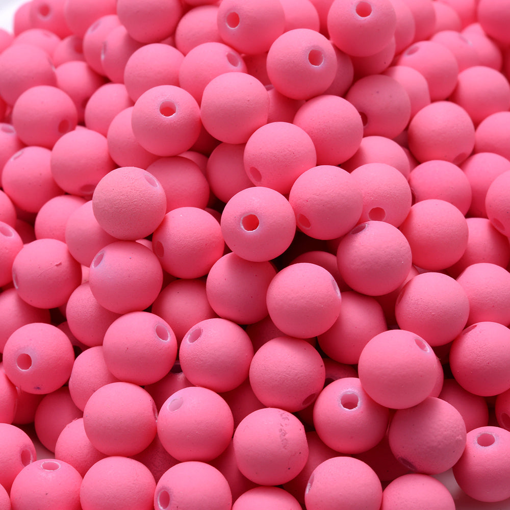 100pcs 6mm Acrylic Christmas Beads Mix Spacer Jewelry Beads