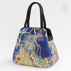 Sequin Embroidery Handbag Canvas Tote Bag