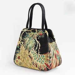 Sequin Embroidery Handbag Canvas Tote Bag
