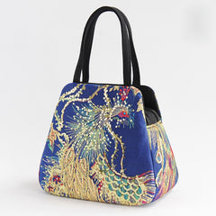 Sequin Embroidery Handbag Canvas Tote Bag