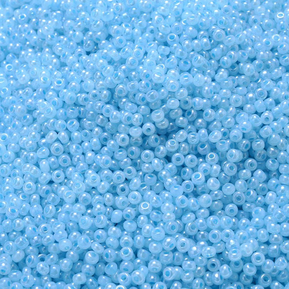 1000pcs 2mm Colorful Milk Bubble Seed Beads Glass Spacer Beads