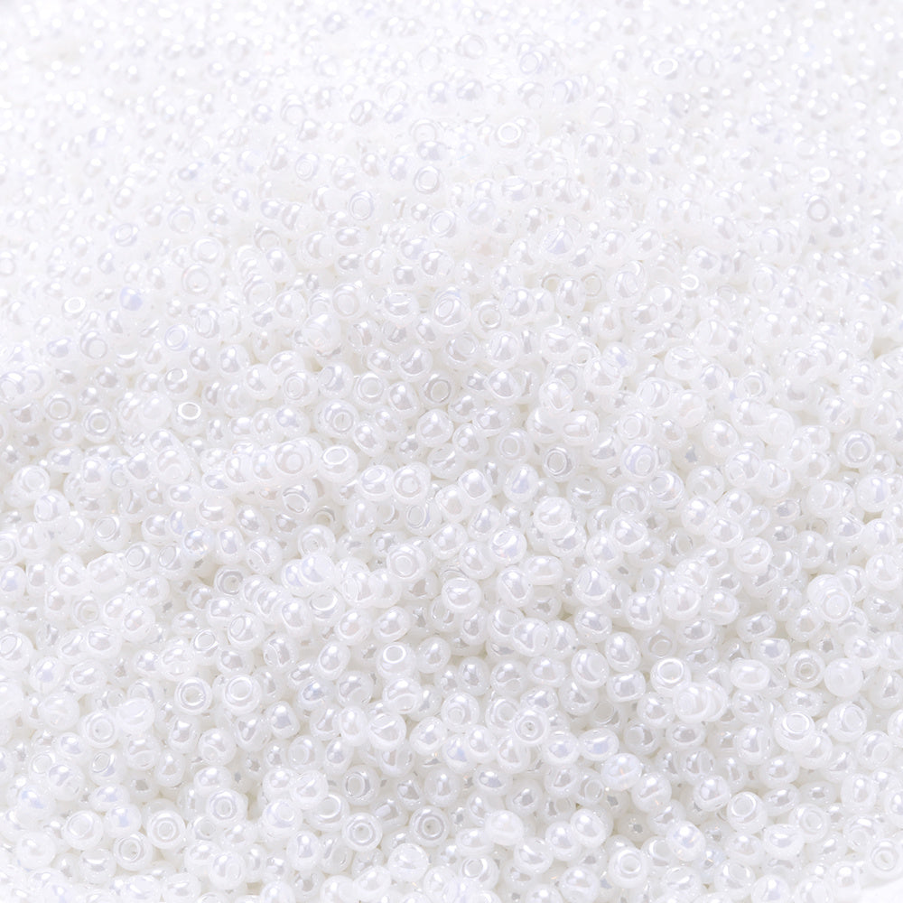 1000pcs 2mm Colorful Milk Bubble Seed Beads Glass Spacer Beads