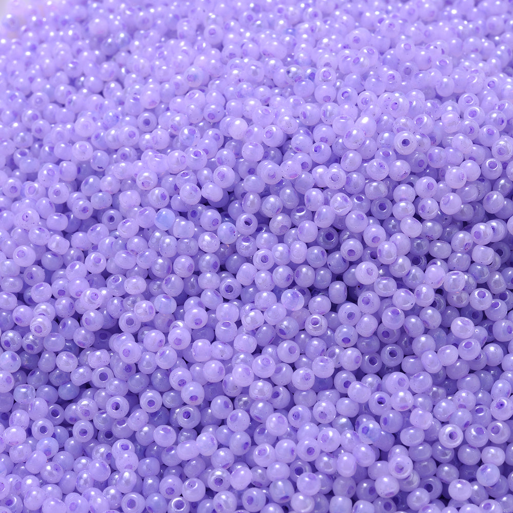 1000pcs 2mm Colorful Milk Bubble Seed Beads Glass Spacer Beads