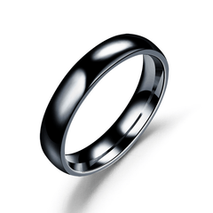Stainless Steel High Polish Wedding Band Ring