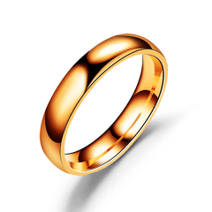 Stainless Steel High Polish Wedding Band Ring